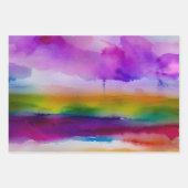 Verpackungspapier für Wasserfarben Geschenkpapier Set (Vorderseite 3)