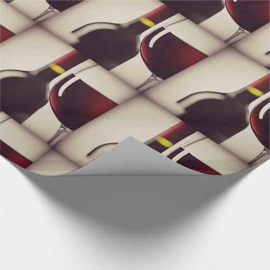 Verpackungspapier für Weinflaschen und Glas Geschenkpapier (Ecke)
