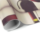 Verpackungspapier für Weinflaschen und Glas Geschenkpapier (Rolleneckpunkt)