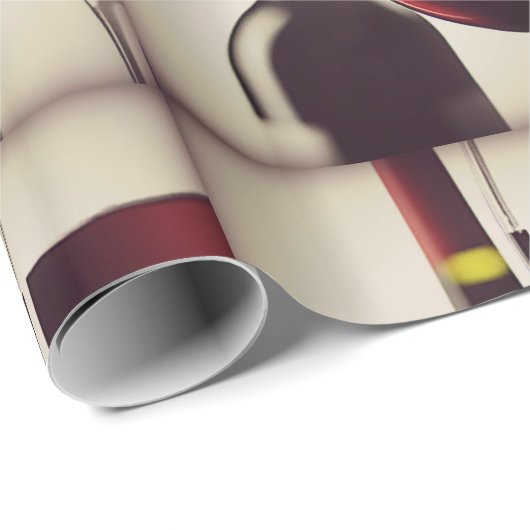 Verpackungspapier für Weinflaschen und Glas Geschenkpapier (Rolleneckpunkt)