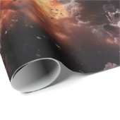 Verpackungspapier für Weltraumexplosionen Geschenkpapier (Rolleneckpunkt)
