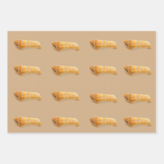 Verpackungspapier für Wurst Geschenkpapier Set (Vorderseite 3)