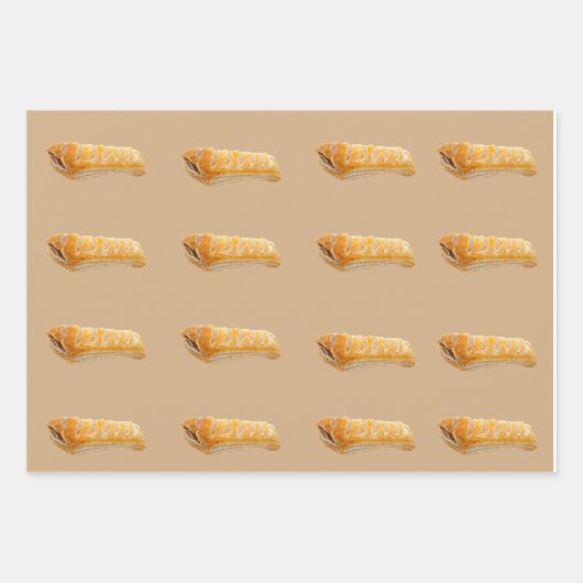 Verpackungspapier für Wurst Geschenkpapier Set (Vorderseite 2)