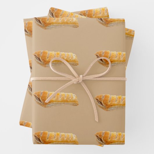Verpackungspapier für Wurst Geschenkpapier Set (Beispiel)