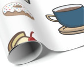 Verpackungspapier Geschenkpapier (Rolleneckpunkt)