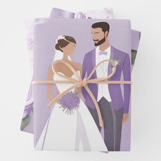 Verpackungspapier Geschenkpapier Set (Beispiel)