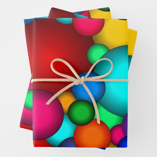 Verpackungspapier Geschenkpapier Set (Beispiel)