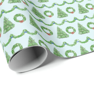 Verpackungspapier Hidden Animals Holiday Geschenkpapier