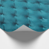Verpackungspapier mit aquamariner capitone geschenkpapier (Ecke)