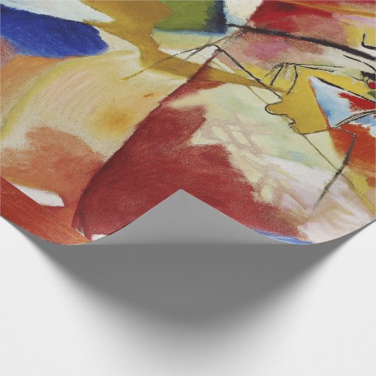 Verpackungspapier mit kandinsky-Malerei Geschenkpapier (Ecke)