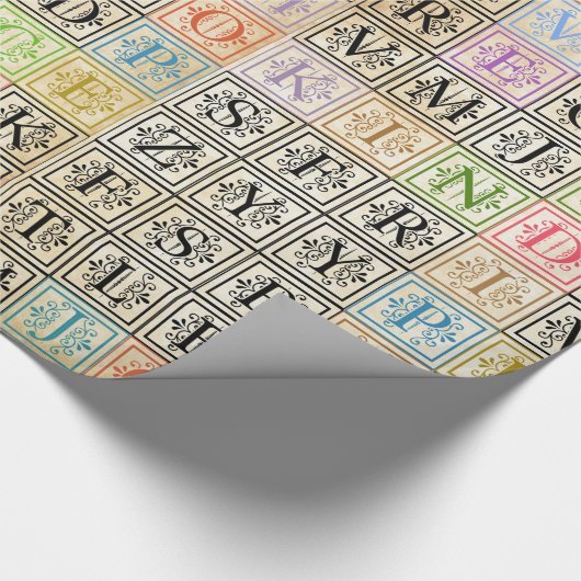 Verpackungspapier mit motivierend Wörtern Geschenkpapier (Ecke)