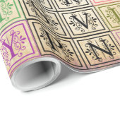 Verpackungspapier mit motivierend Wörtern Geschenkpapier (Rolleneckpunkt)