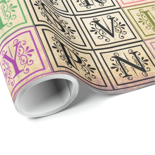 Verpackungspapier mit motivierend Wörtern Geschenkpapier (Rolleneckpunkt)