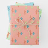 Verpackungspapier von Pastel Cactus Geschenkpapier Set (Beispiel)