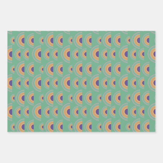 Verpackungspapierblätter Geschenkpapier Set (Vorderseite 2)