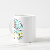 Verpasse dich nicht mit Papa asaurus Sommer 2 Kind Kaffeetasse (Vorderseite Links)