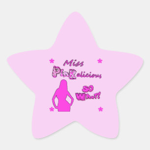 verpassen pinkalicious, was Stern-Aufkleber