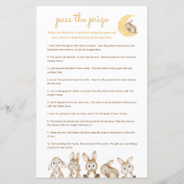 Verpassen Sie das Baby Shower Game - Bunny Rabbit