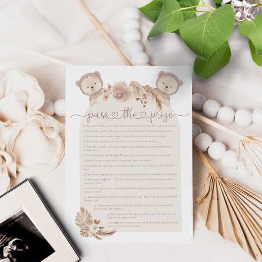 Verpassen Sie das Twins Teddy Bear Baby Shower Gam