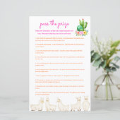 Verpassen Sie den Preis Baby Shower Game - Colorfu (Stehend Vorderseite)