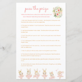 Verpassen Sie den Preis Baby Shower Game Pink Ball