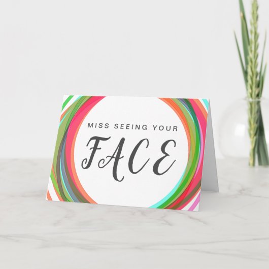 Verpassen Sie die farbenfrohen Rings in Ihrem Gesi Karte (Vorderseite)