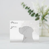 Verpassen Sie nicht. Postkarte (Stehend Vorderseite)