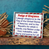 Verpfändung der Allegiance-Tafel Fotoplatte (Seite)