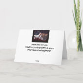 Verpfändung und Grüße Karte (Rückseite)