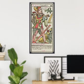 Verpflegung, Tarot, Französisch Poster (Heimbüro)