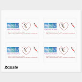 verpflichtet sich, rechteckiger aufkleber (Blatt)