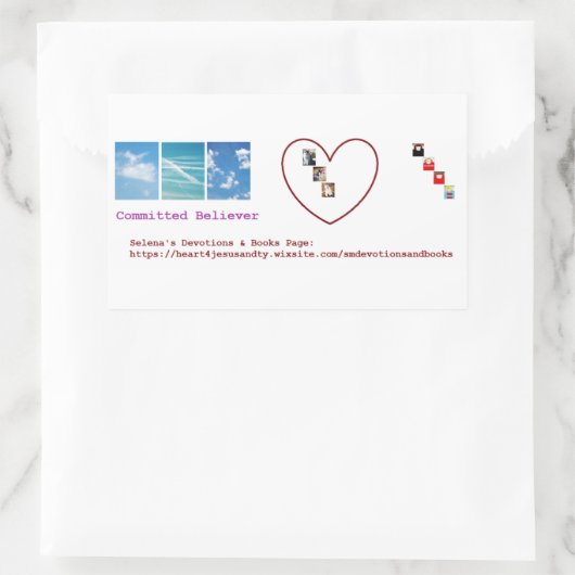 verpflichtet sich, rechteckiger aufkleber (Tasche)