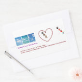 verpflichtet sich, rechteckiger aufkleber (Umschlag)