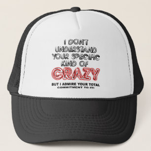Verpflichtet Zu Crazy Funny Ball Cap Hut Zitat Spr Truckerkappe