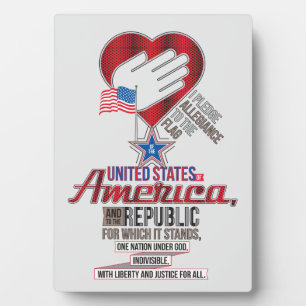 Verpflichtung der USA zur gegenseitigen Anerkennun Fotoplatte