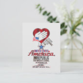 Verpflichtung der USA zur gegenseitigen Anerkennun Postkarte (Stehend Vorderseite)