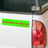Verpflichtung zu Christus Autoaufkleber (Auf Lkw)