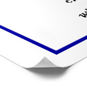 Verpflichtung zur Christlichen Flagge Poster (Ecke)