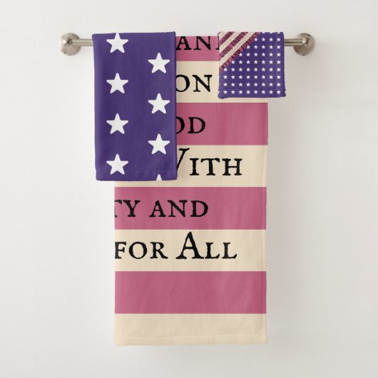 Verpflichtung zur Legitimationsflagge Badhandtuch Set (Insitu)