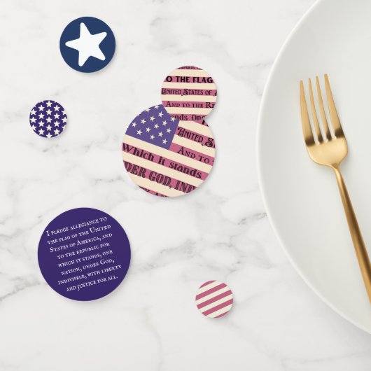 Verpflichtung zur Legitimationsflagge Konfetti (Gruppe)