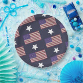 Verpflichtung zur Legitimationsflagge Pappteller (Party)