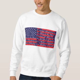 Verpflichtung zur Legitimität in der FLAG der USA Sweatshirt