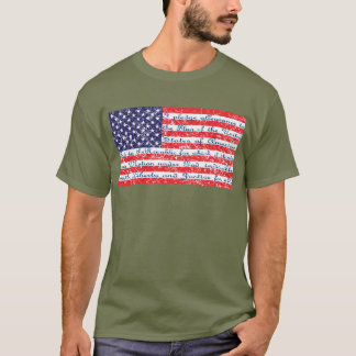 Verpflichtung zur Legitimität in der Flagge der Ve T-Shirt