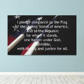 Verpflichtung zur Verbundenheit Leinwanddruck (Insitu (Holzboden))