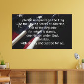 Verpflichtung zur Verbundenheit Leinwanddruck (Insitu (Wohnzimmer))