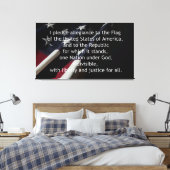 Verpflichtung zur Verbundenheit Leinwanddruck (Insitu (Schlafzimmer))