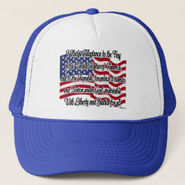 Verpflichtung zur Verbundenheit mit der US-Flagge Truckerkappe