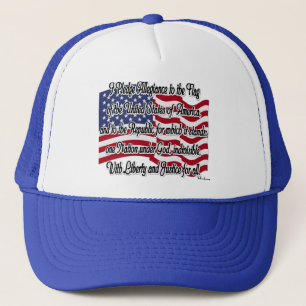 Verpflichtung zur Verbundenheit mit der US-Flagge Truckerkappe