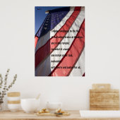 Verpflichtung zur Verbundenheit Poster (Küche)