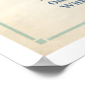 Verpflichtung zur Verbundenheit Poster (Ecke)